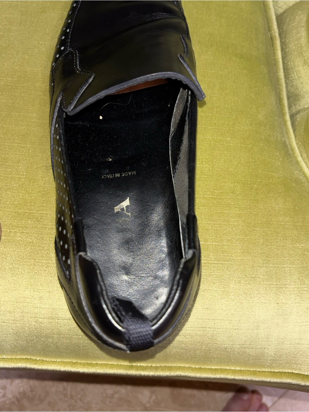 Mens black prada Loafer shoes size 7 - Picture 9 of 9